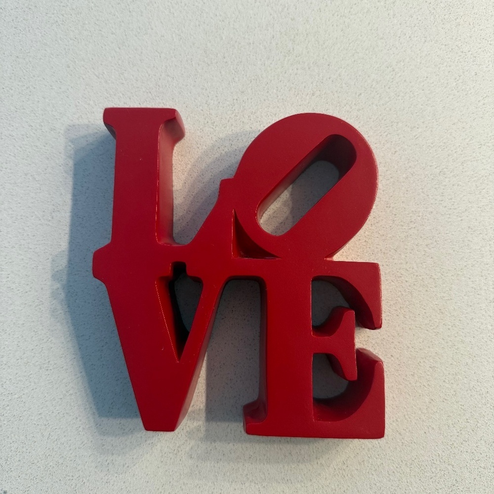 Torre & Tagus Red Resin Love Figurine